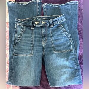 American Eagle Super Hi Rise Flare